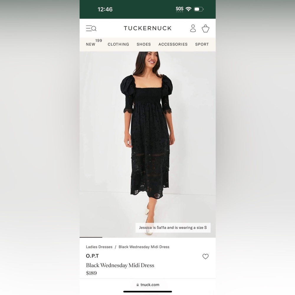 Tuckernuck black dress